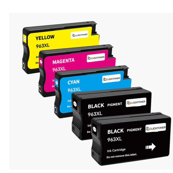 HP 963XL Cartouche d'encre Compatible - 4 Couleurs | Recyclée et écologique - Format XL