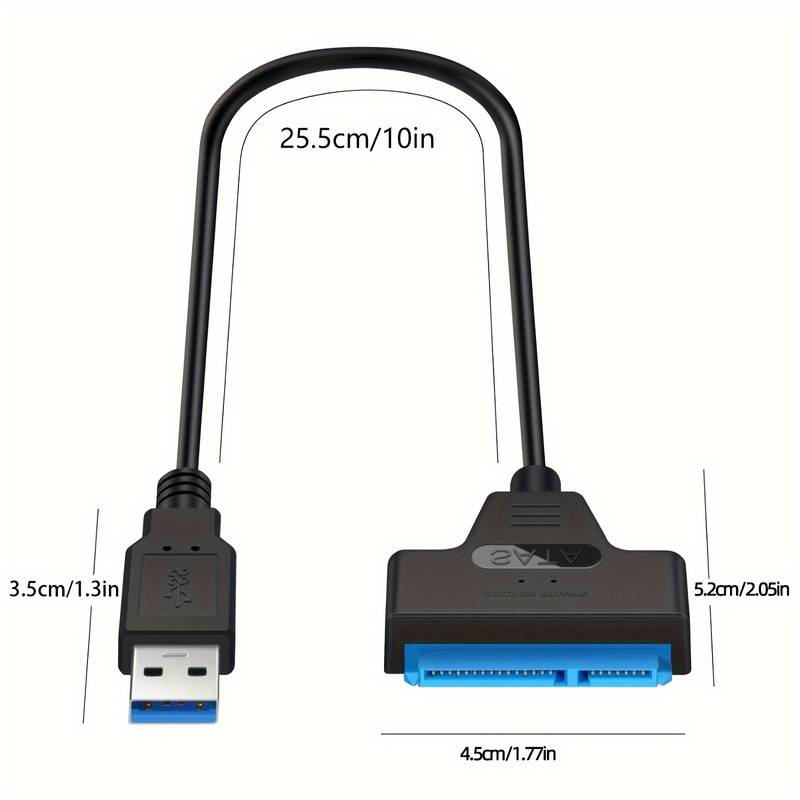 Câble Adaptateur SATA Vers USB