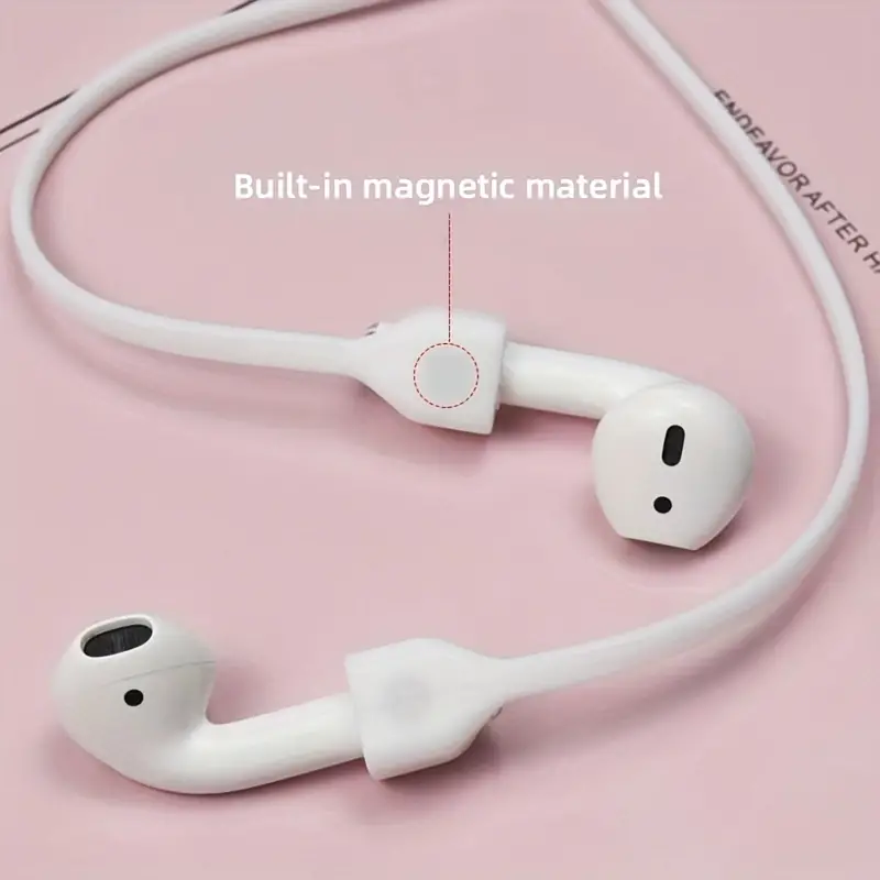 BT Écouteur Anti Perte Corde Magnétique Aspiration Anti Perte