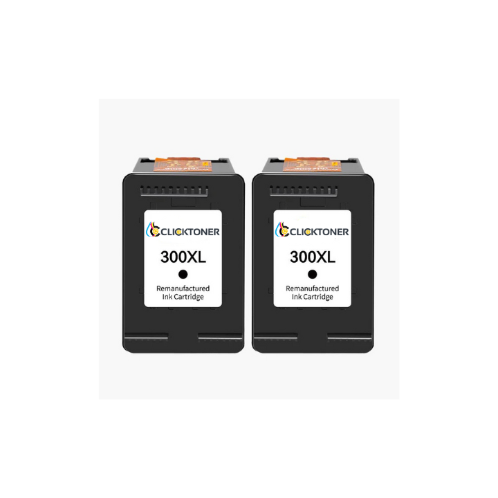 HP 300XL Cartouche d'encre compatible Noir et Couleur | Recyclée et écologique - Indication niveau d encre- Format XL