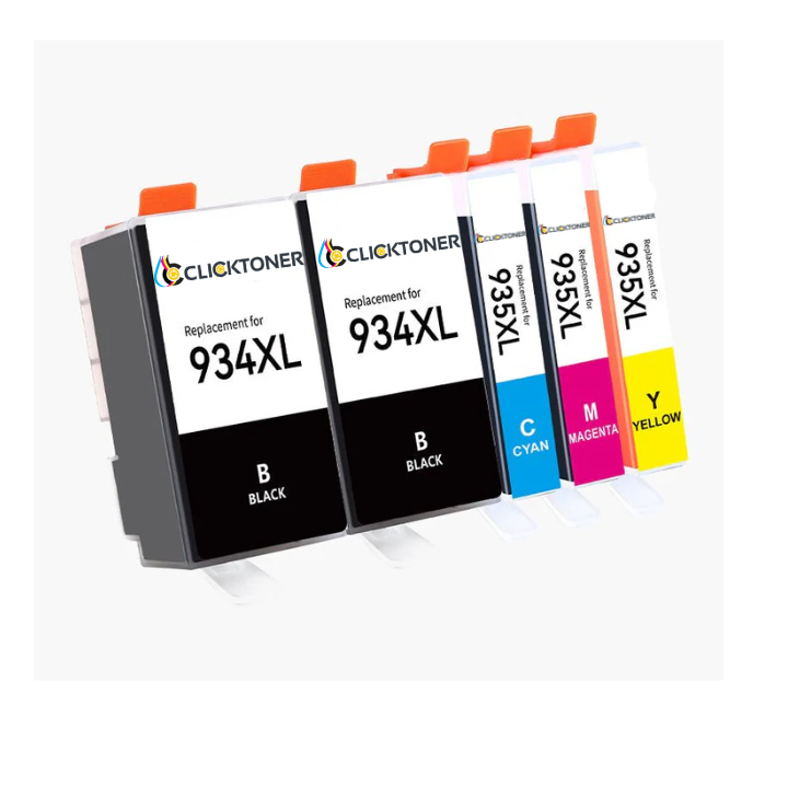 HP 934/ 935XL Cartouche d'encre Compatible - 4 Couleurs | Recyclée et écologique - Format XL