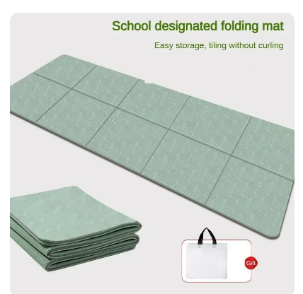 Tapis de yoga pliable, antidérapant, portable, antidérapant, pour le yoga, le pilates et l'entraînement