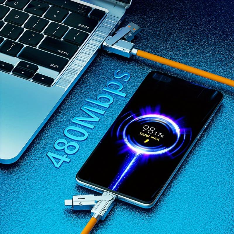 Câble De Charge Multiple Pour IPhone / Ports USB De Type C