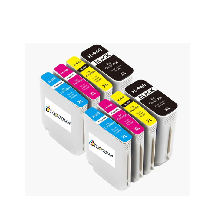 HP 940XL Cartouche d'encre compatible - 4 Couleurs | Recyclée et écologique - Format XL