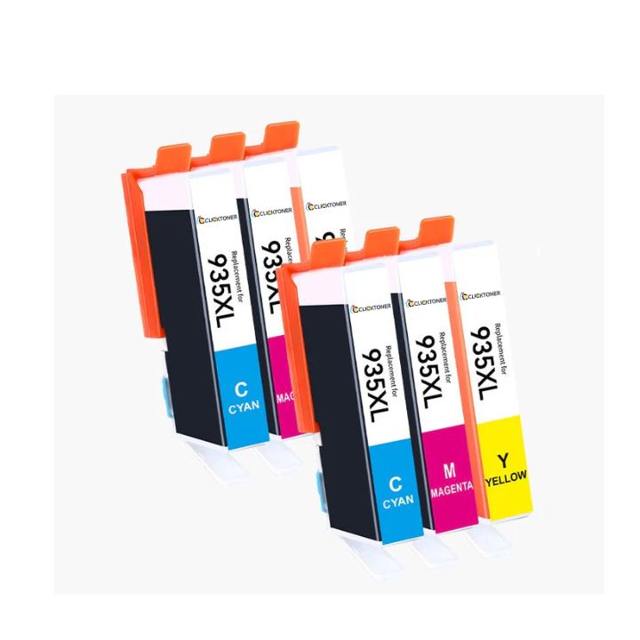 HP 934/ 935XL Cartouche d'encre Compatible - 4 Couleurs | Recyclée et écologique - Format XL