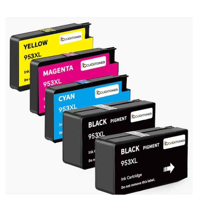 HP 953XL Cartouche d'encre Compatible - 4 Couleurs | Recyclée et écologique - Format XL