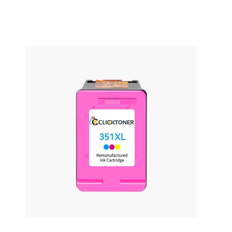HP 350XL/351XL Cartouche d'encre compatible (Noir et Couleur )| Recyclée et écologique - Indication niveau d encre - Format XL